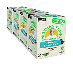 Newman's Own Organics Special Blend Extra Bold Coffee K-Cups, 96/Carton (4050CT)