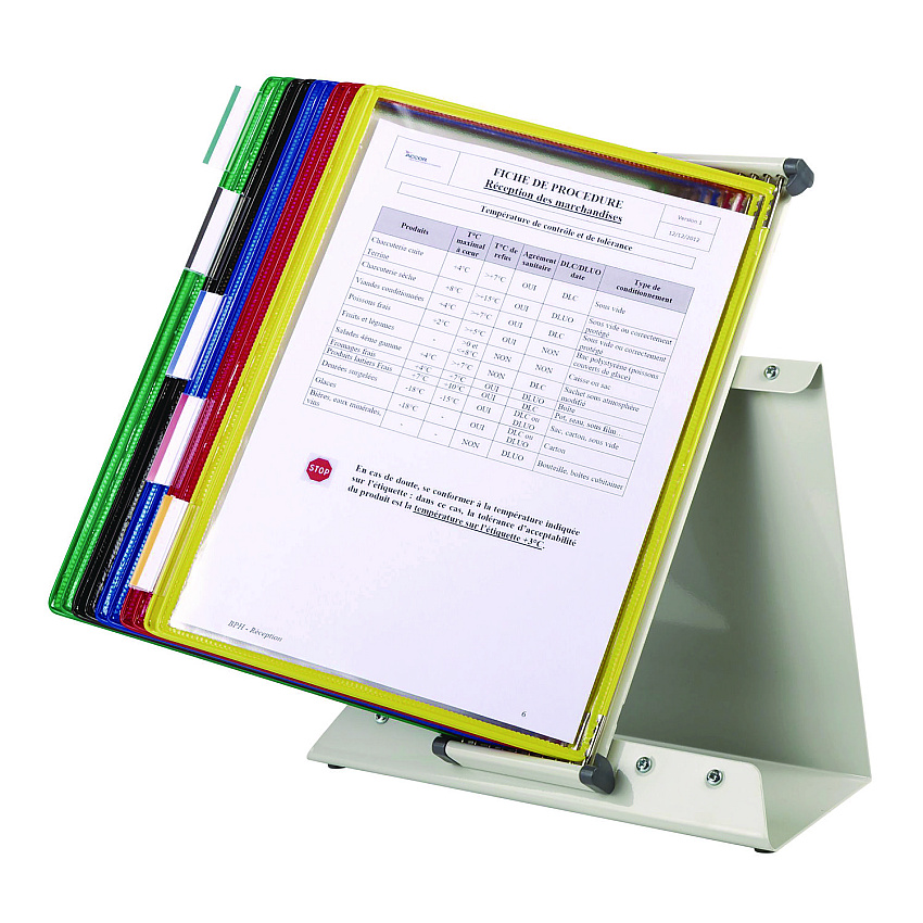 Tarifold Desktop Reference Starter Set, 10 Pockets, 5 Tabs (D291)