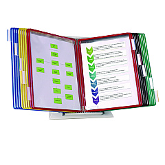 Tarifold, Inc. Desktop Reference Starter Set with Display Pockets, 20 Pockets (D292)