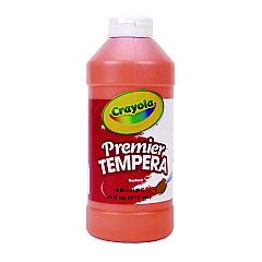 Crayola Premier Tempera Paint, Orange, 16 oz Bottle (541216036)