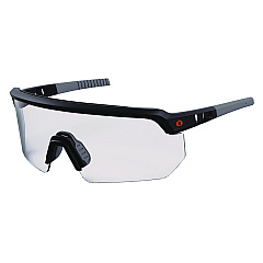 ergodyne Skullerz AEGIR Anti-Scratch/Enhanced Anti-Fog Safety Glasses, Black Nylon Impact Frame, Clear Polycarbonate Lens (55002)