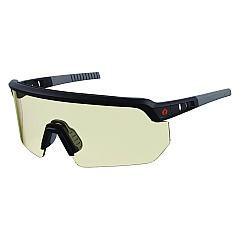 ergodyne Skullerz AEGIR Anti-Scratch/Enhanced Anti-Fog Safety Glasses, Black Nylon Impact Frame, Indoor/Outdoor Polycarbonate Lens (55004)