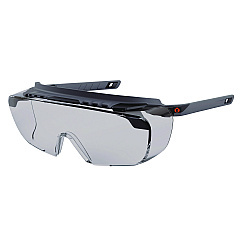 ergodyne Skullerz OSMIN Anti-Scratch/Anti-Fog Safety Glasses, Matte Black Polycarbonate Frame, Indoor/Outdoor Polycarbonate Lens (55104)