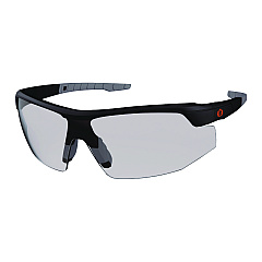 ergodyne Skullerz SKOLL Anti-Scratch/Anti-Fog Safety Glasses, Matte Black Nylon Impact Frame, Indoor/Outdoor Polycarbonate Lens (59085)