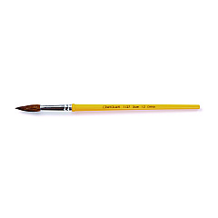 Crayola Watercolor Brush Set, Size 12, Camel-Hair Blend, Round Profile, 3/Pack (051127012)