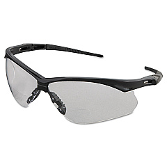 KleenGuard V60 Nemesis Rx Reader Safety Glasses, Black Frame, Clear Lens, +2.5 Diopter Strength (28627)