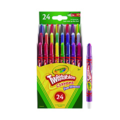 Crayola Twistables Mini Crayons, Assorted, 24/Pack (529824)