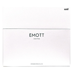 uni-ball EMOTT ever fine Porous Point Pen, Stick, Fine 0.4 mm, Assorted Ink Colors, White Barrel, 40/Pack (24839)