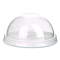 Eco-Products GreenStripe Renew and Comp Cold Cup Dome Lids, Fits 9 oz to 24 oz Cups, Clear, 100/Pack, 10 Packs/Carton (EPDLCC)