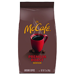 McCafe Ground Coffee, Premium Roast, 12 oz Bag (5535EA)
