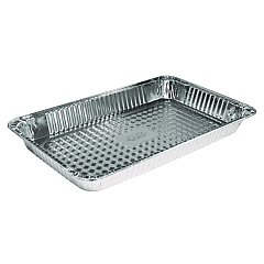 HFA Aluminum Steam Table Pans, Full-Size Deep, 65 Gauge, 2.19" Deep, 12.75 x 20.75, 50/Carton (402070)