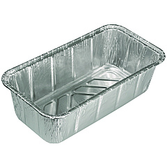 HFA Aluminum Loaf Pan, 36 oz, 4.5 x 8.63 x 2.59, 500/Carton (31630500)