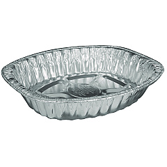 HFA Giant Rack Roaster Pan, 272 oz, 14.43 x 3.12 x 17.68, Silver, 100/Carton (32400100)