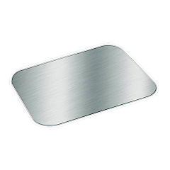 HFA Foil Laminated Board Lids, Fits 2061, 2062, 5.88 x 8.44, Aluminum, 500/Carton (2062L)