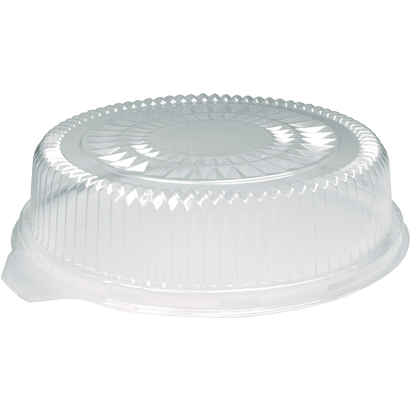 HFA Plastic Dome Lids, Embossed, Fits 4012/4013, 12" Diameter, 25/Carton (4012DL)