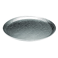HFA Aluminum Embossed Tray, 12" Diameter, 25/Carton (401380)