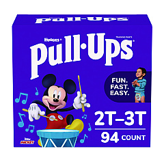 Huggies Pull-Ups Learning Designs Potty Training Pants for Boys, 2T-3T, 18 lbs to 34 lbs, 94/Carton (45266)