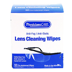 PhysiciansCare Lens Cleaning Wipe, 50/Box (91294)