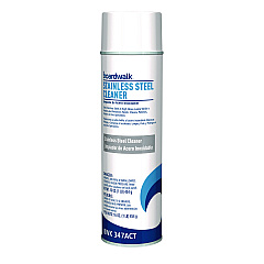 Boardwalk Stainless Steel Cleaner and Polish, Lemon, 18 oz Aerosol Spray (BWK347AEA)