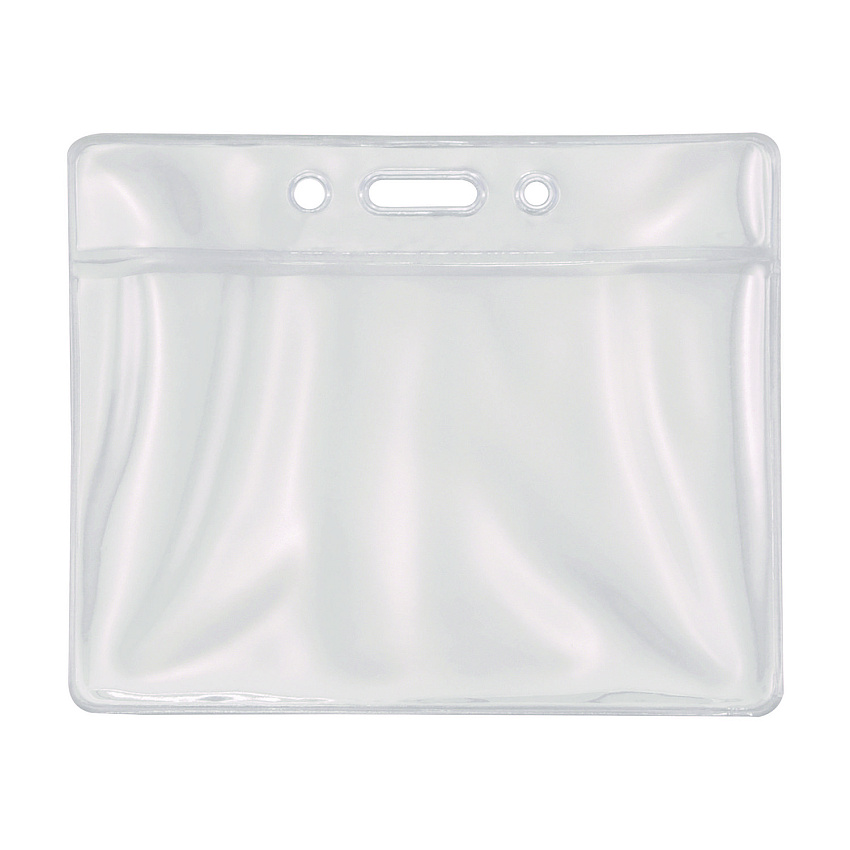 Advantus ID Badge Holder, Clear, 2.25 x 3.5 Insert, 50/Pack (75683)