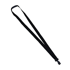 Advantus Breakaway Lanyard with Plastic Hook, 36" Long, Black, 12/Pack (97131)