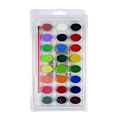Crayola Washable Watercolor Paint, 24 Assorted Colors, Palette Tray (530524)