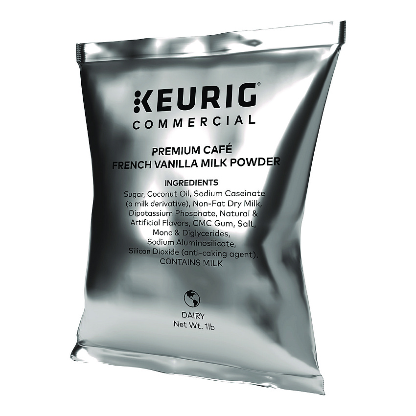 Keurig Premium Cafe Powders, French Vanilla, 16 oz Bag, 12/Carton (5000370310)