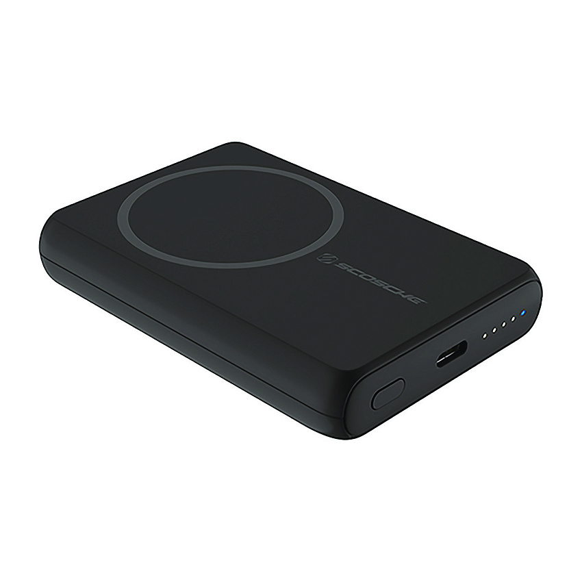 Compatible Scosche GoBat MagSafe Wireless Power Bank, 10 W, Black (PBQ5MSSP)