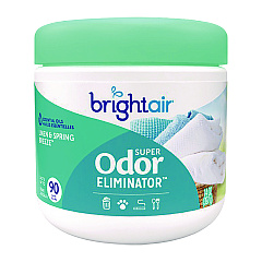 Bright Air Super Odor Eliminator, Linen and Spring Breeze, 14 oz Jar (901046)