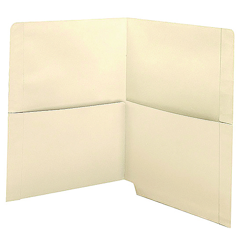 Medical Arts Press End Tab Folder with Pockets, Straight Tabs, Letter Size, Manila, 50/Box (31425MAP)