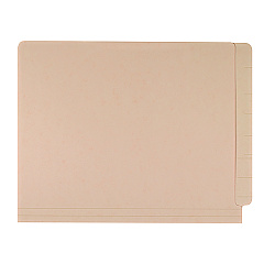 Medical Arts Press Economy End Tab File Folder, Straight Tabs, Letter Size, 0.75" Expansion, Manila, 100/Box (52383)