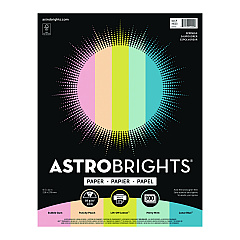 Astrobrights Color Paper - "Sprinkles" Assortment, 24 lb Bond Weight, 8.5 x 11, 25 Assorted, 300/Pack (94000)