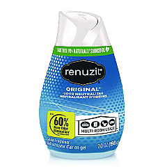 Renuzit Adjustables Air Freshener, Original Scent, 7 oz Solid, 12/Carton (63133CT)