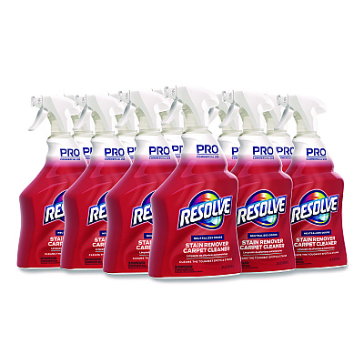 Professional RESOLVE Carpet Cleaner, 32 oz Spray Bottle, 12/Carton (97402CT)