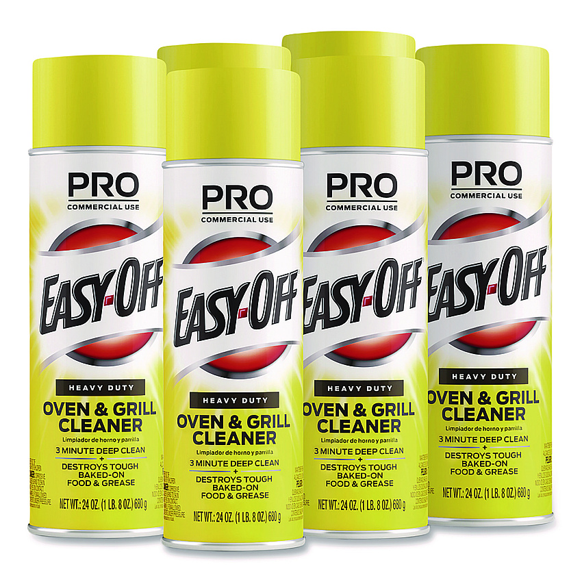 Professional EASY-OFF Oven and Grill Cleaner, 24 oz Aerosol, 6/Carton (85261)