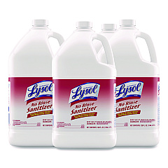 Professional LYSOL Brand No Rinse Sanitizer Concentrate, 1 gal Bottle, 4/Carton (74389)