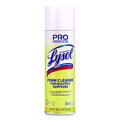 Professional LYSOL Brand Disinfectant Foam Cleaner, 24 oz Aerosol Spray (02775)