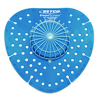 Betco SmartSCREEN Urinal Screen, Ocean Blue Scent, Blue, 1 lb, 72/Carton (2867200)