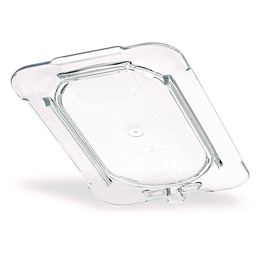 Carlisle StorPlus Polycarbonate Flat Universal Lid, 4.31 x 6.88 x 0.44, Clear, Plastic (10336U07)