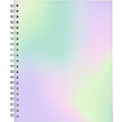Cambridge Ombre Weekly/Monthly Planner, Colorful Cloud Artwork, 11" x 9.25", Multicolor Cover, 12-Month (Jan to Dec): 2025 (1731905)