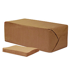 Cascades Select Full Fold II Napkins, 1-Ply, 12 x 8.5, White, 800/Pack, 12 Packs/Carton (N155)