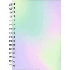 Cambridge Ombre Weekly/Monthly Planner, Colorful Cloud Artwork, 8.5" x 6.38", Multicolor Cover, 12-Month (Jan to Dec): 2025 (1731200)