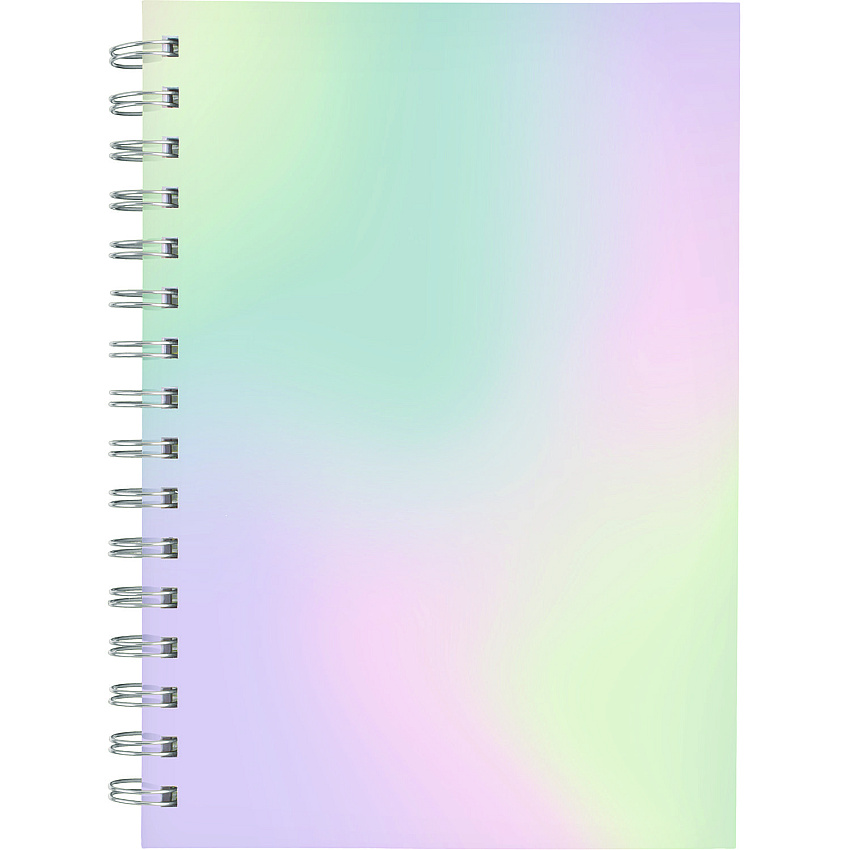 Cambridge Ombre Weekly/Monthly Planner, Colorful Cloud Artwork, 8.5" x 6.38", Multicolor Cover, 12-Month (Jan to Dec): 2025 (1731200)