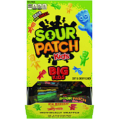 Sour Patch Kids Fruit Flavored Candy, Grab-and-Go, 240-Pieces/Box (43147)