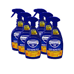 Microban 24-Hour Disinfectant Multipurpose Cleaner, Citrus, 32 oz Spray Bottle, 6/Carton (47415)
