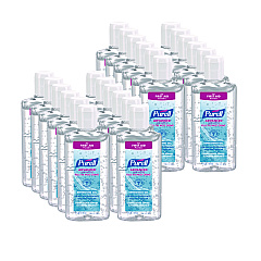 PURELL Advanced Refreshing Gel Hand Sanitizer, 4 oz Flip-Cap Bottle, Clean Scent, 24/Carton (965124)