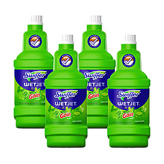 Swiffer WetJet System Cleaning-Solution Refill, Original Scent, 1.25 L Bottle, 4/Carton (77809)