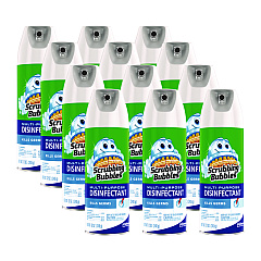 Scrubbing Bubbles Multi-Purpose Disinfectant Spray, 12 oz Aerosol Spray, 12/Carton (613104)