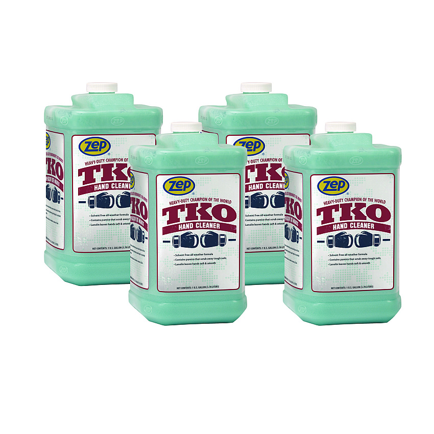 Zep TKO Hand Cleaner, Lemon Lime Scent, 1 gal Bottle, 4/Carton (R54824)