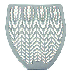 Impact Disposable Urinal Floor Mat, Nonslip, Green Apple Scent, Gray, 6/Carton (1525)